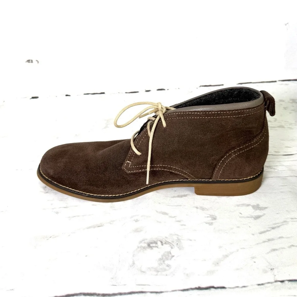 Cole Haan Shoes Mens 10.5 M Brown Chukka Ankle Boots Suede Lace Up